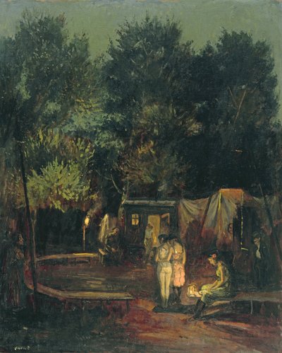 Circus under Trees by Amandus Faure